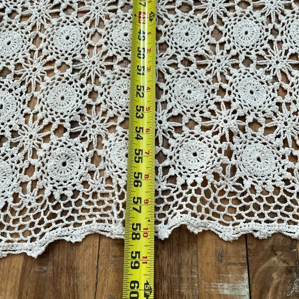 Cotton Crochet Tablecloth 47